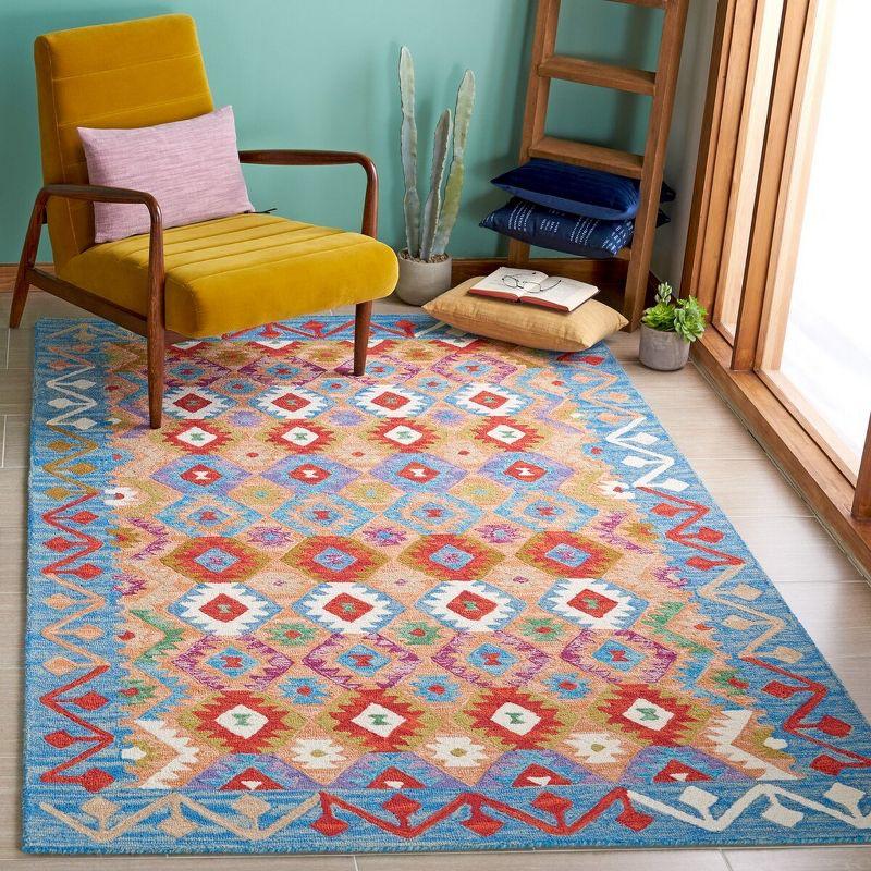 Aspen APN417 Hand Tufted Area Rug - Light Blue/Beige - 5'x8' - Safavieh.