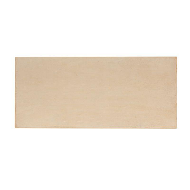Kate and Laurel Havlock Rectangle MDF Floating Shelf, 2 Piece 18 Inch, Natural