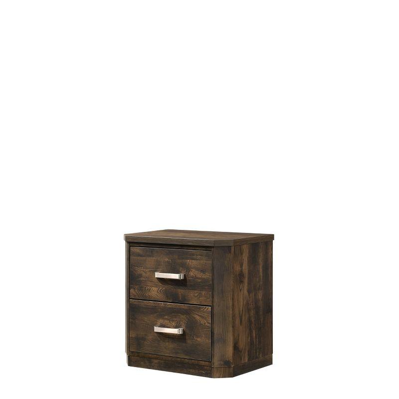 24&#34; Elettra Nightstand Rustic Walnut - Acme Furniture