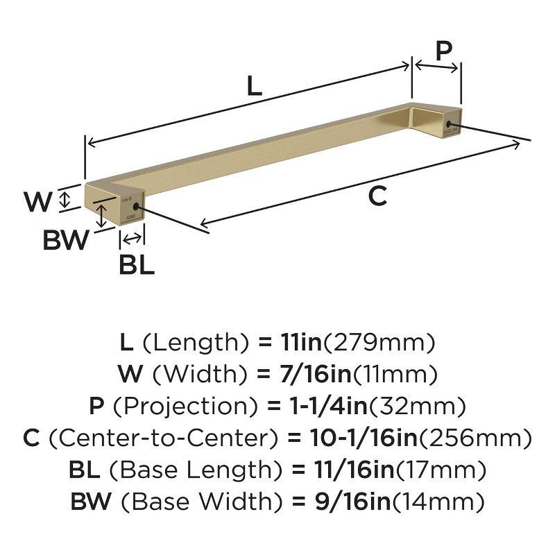 Blackrock 10-1/16 in (256 mm) Center-to-Center Cabinet Pull