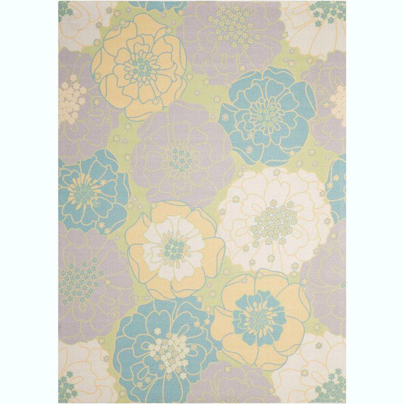 Nourison Home & Garden Oversized Flowers Indoor/outdoor Area Rug