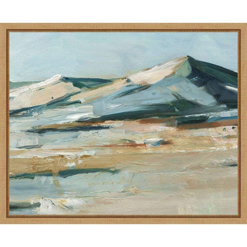 Amanti Art 20"x16" Spring Mountain View II by Ethan Harper Framed Canvas Wall Art Print