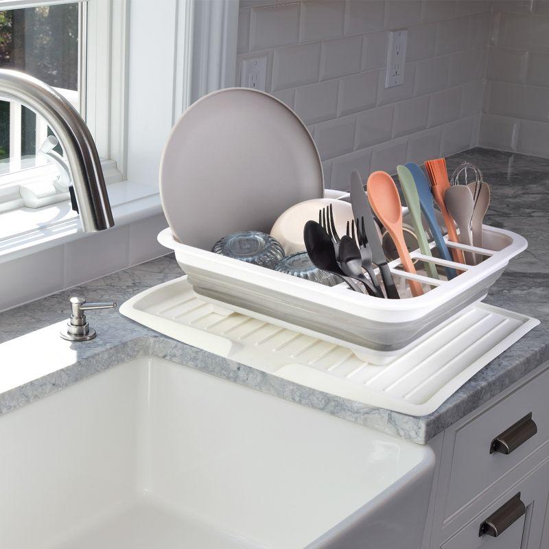 Wakeman Outdoors Collapsible Drying Rack, Gray