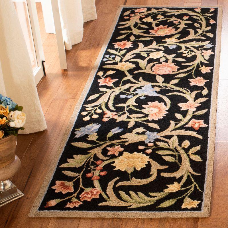Chelsea HK248B Power Loomed Accent Rug - Black - 2'6"x4' - Safavieh.