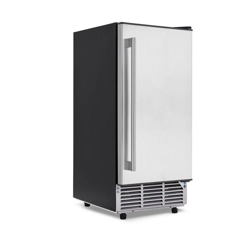 Newair 15" Stainless Steel Undercounter Ice Maker with Fingerprint Resistant Door