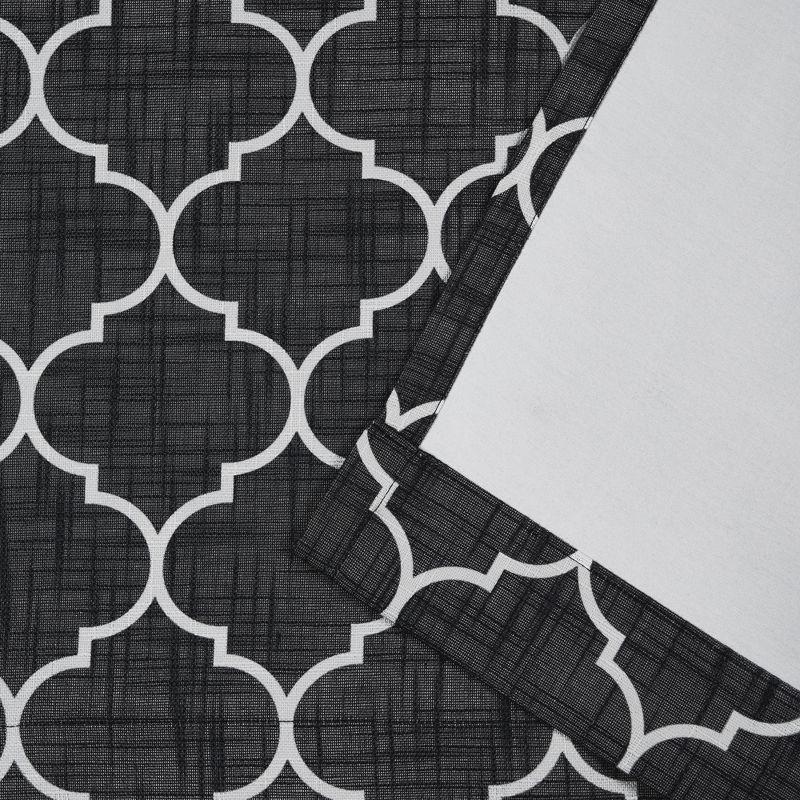 Milagros Polyester Blackout Curtain Pair (Set of 2)