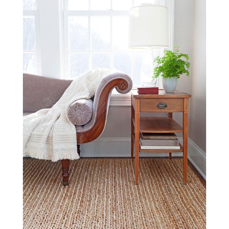 Jute Handwoven Bleached Oak Rug
