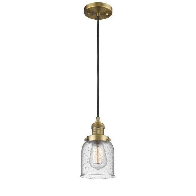 Innovations Lighting Bell 1 - Light Pendant in  Brushed Brass