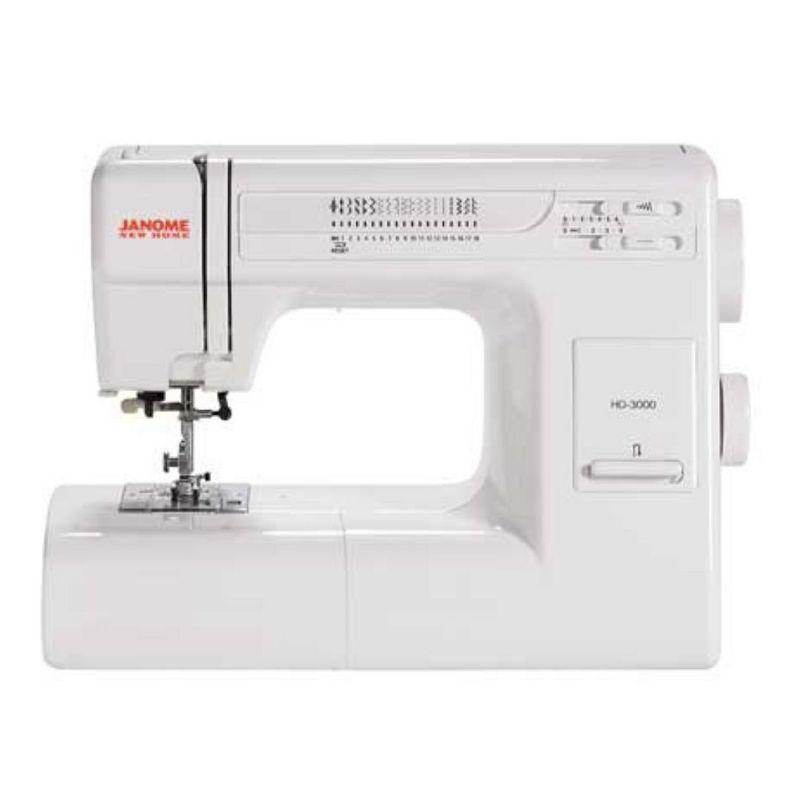 Janome HD3000 Heavy-Duty Sewing Machine with 18 Built-in Stitches + Hard Case