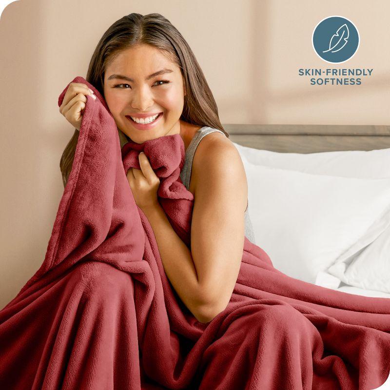 Bare Home Bare Home Microplush Fleece Blanket - Fuzzy, Warm, Bed/Throw Blanket