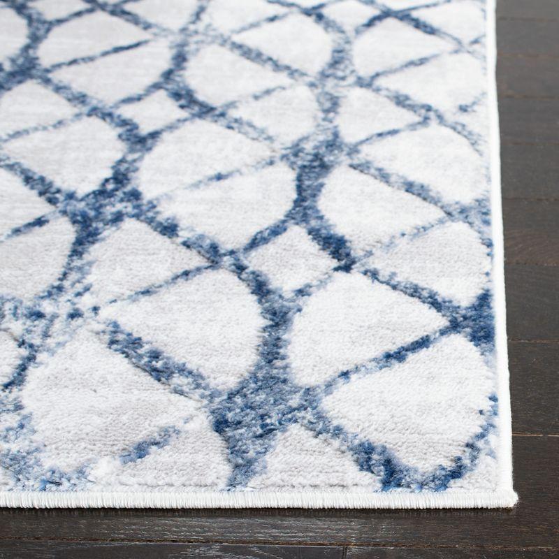 Amelia ALA792 Power Loomed Area Rug - Grey/Navy - 8'x10' - Safavieh.