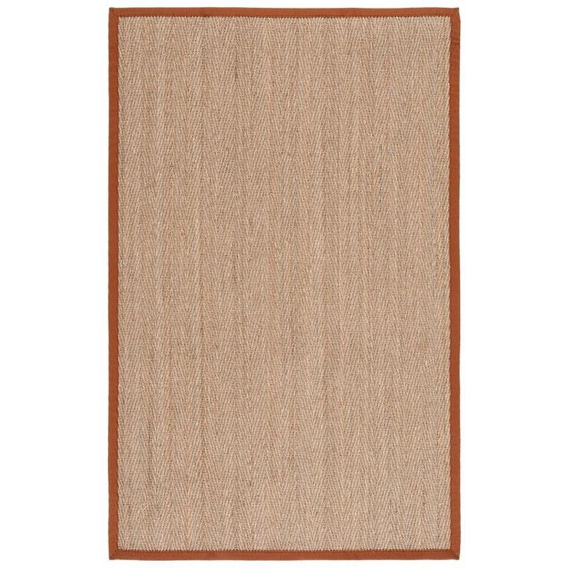 Natural Fiber NF115 Power Loomed Indoor Area Rug - Natural/Brown - 5'x8' - Safavieh