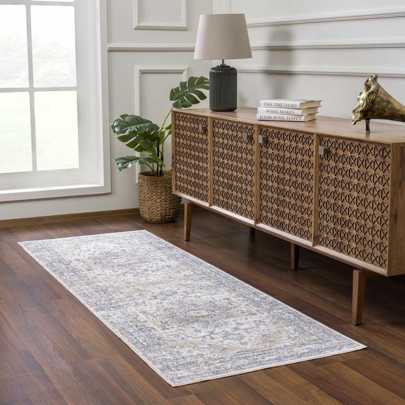 Hauteloom Ezri Cream Washable Area Rug