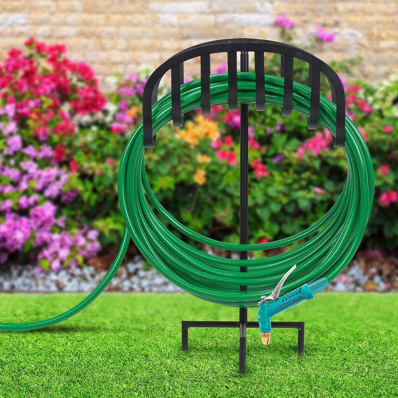 Sorbus Manger Garden Hose Holder Stand