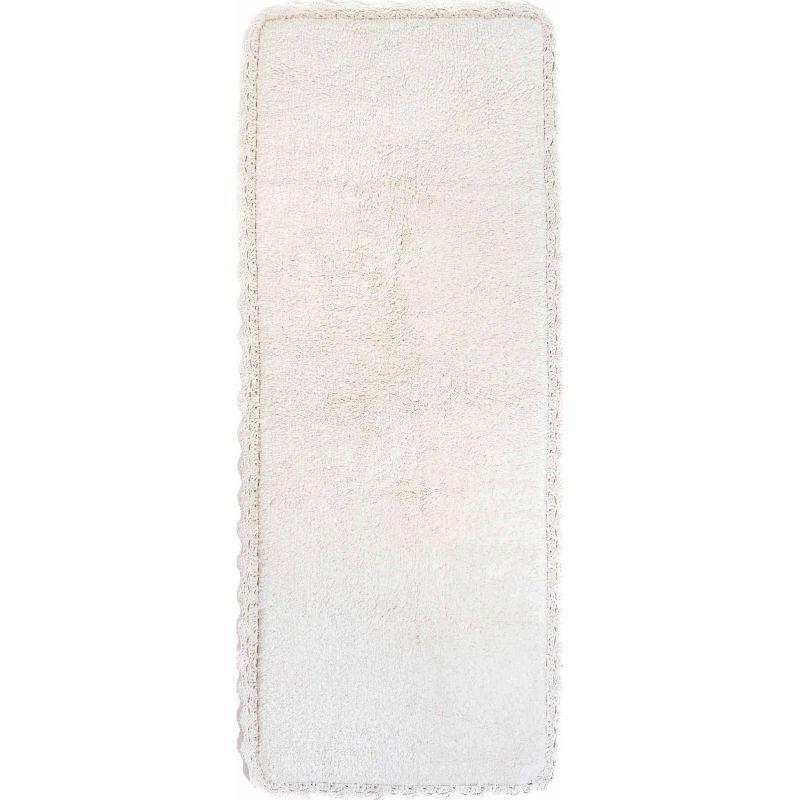 Crochet Bath Rug Runner Ivory (22"X60") - Chesapeake Merch Inc.