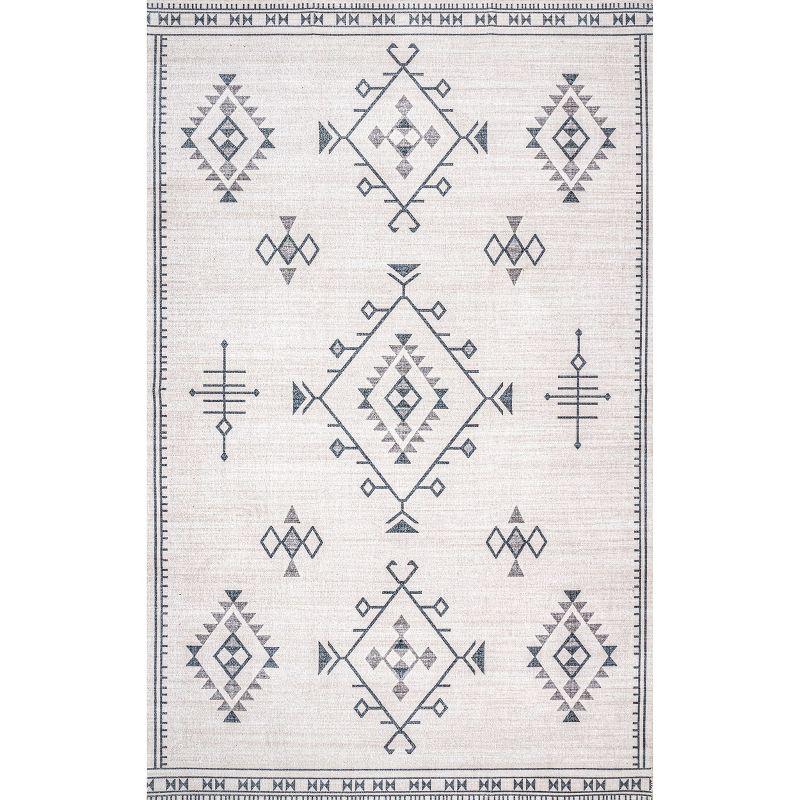 Nuloom Evalyn Southwestern Machine Washable Indoor Area Rug