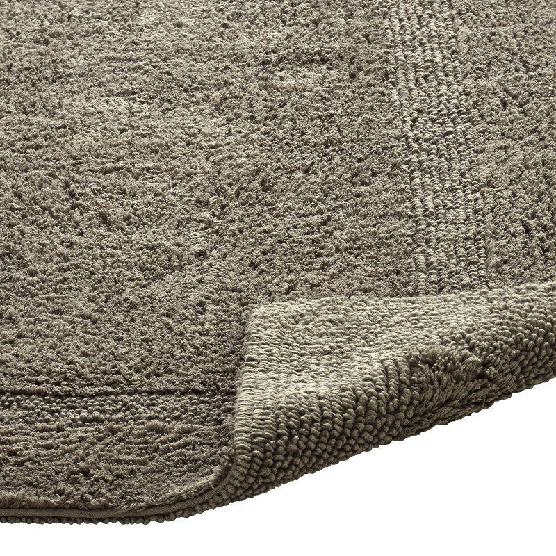Better Trends Lux 100% Cotton Tufted Solid Reversible Bath Rug 20" x 60" Runner - Beige