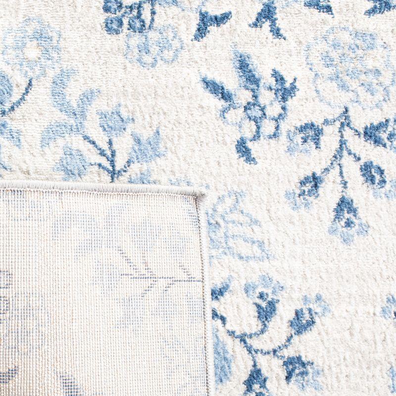 Brentwood BNT856 Power Loomed Runner Rug - Cream/Blue - 2'x8' - Safavieh.