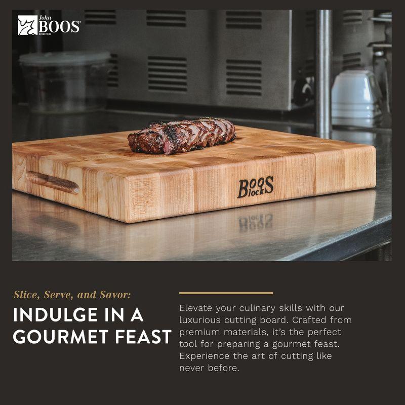 John Boos John Boos Chinese Cutting Board 3" End Grain Reversible