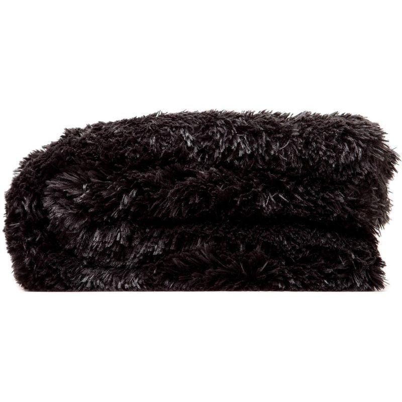 Chanasya Shaggy Shaggy Super Elegent Sherpa Long Fur Throw