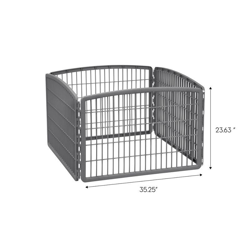 IRIS USA, Inc. 24'' H 4 Panel Plastic Exercise Pen