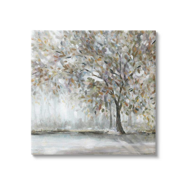 17'' Multicolor Woodland Nature Tree Canvas Wall Art