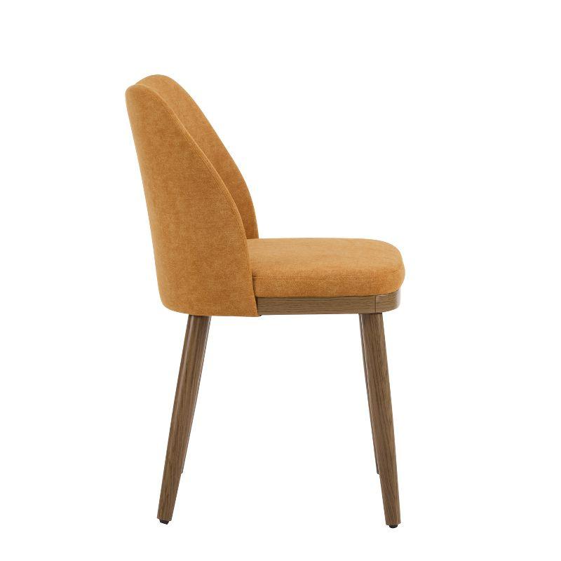 Christopher Knight Home Aviana Fabric Upholstered Dining Chairs (Set of 2), Ginger