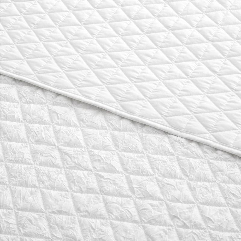 Rowan White Quilted Throw - Levtex Home