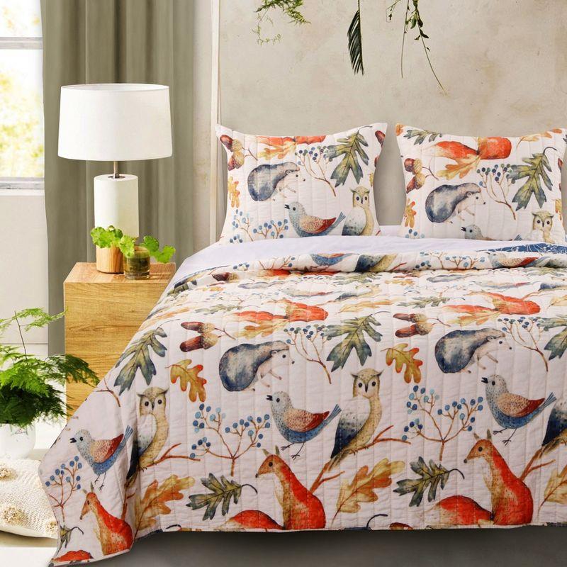 Barefoot Bungalow Willow Reversible Quilt Set