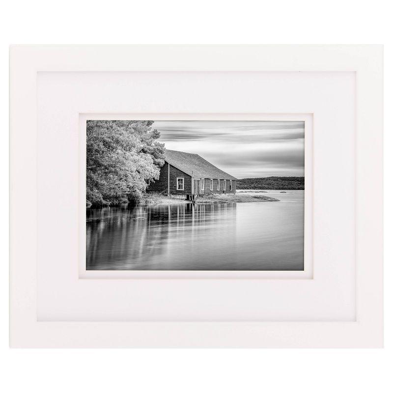 Gallery Solutions Wood Wall Frame with Double Mat Image