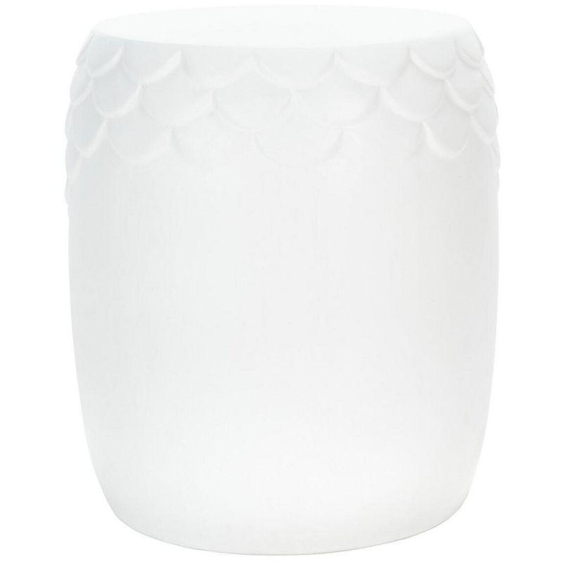 Julyvia Concrete Accent Stool  - Safavieh