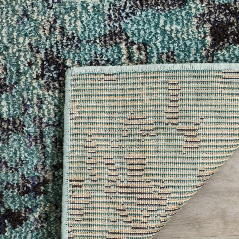 Monaco MNC225 Power Loomed Indoor Accent Rug - Light Blue/Multi - 3'x5' - Safavieh
