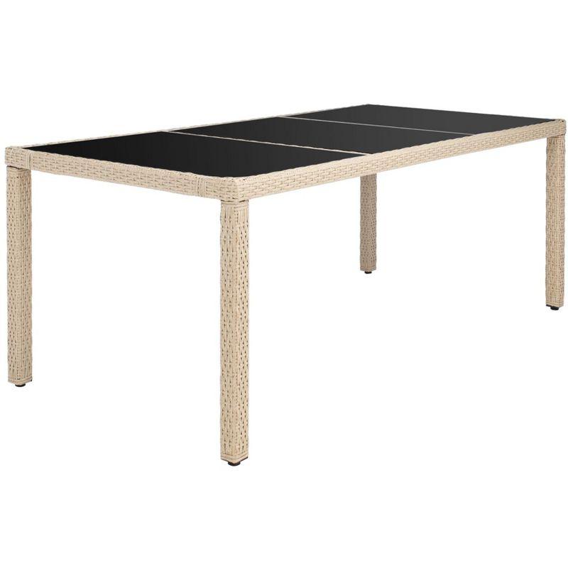 Safavieh Hailee 8 - Person Rectangular Outdoor Dining Set with Cushions