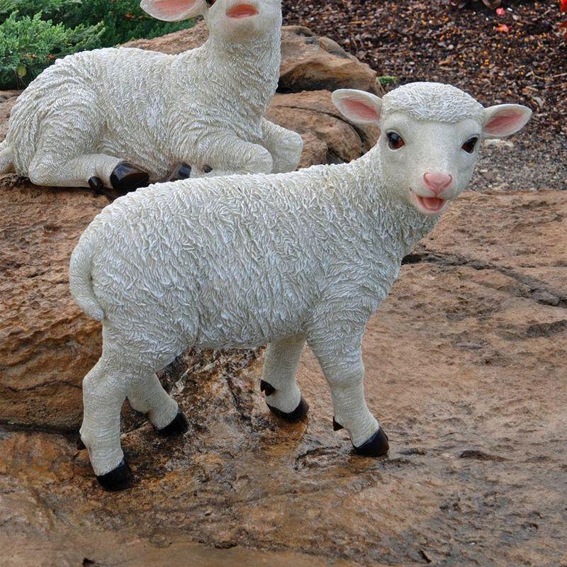 Yorkshire Standing Lamb Statue