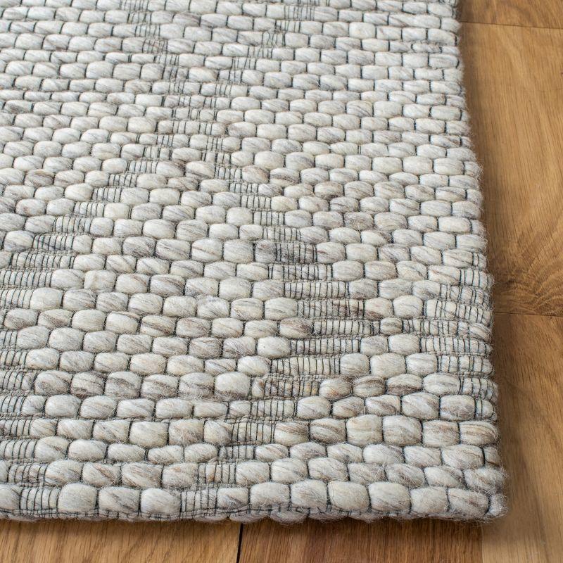 Marbella Beige Flat Woven Wool and Synthetic Runner Rug