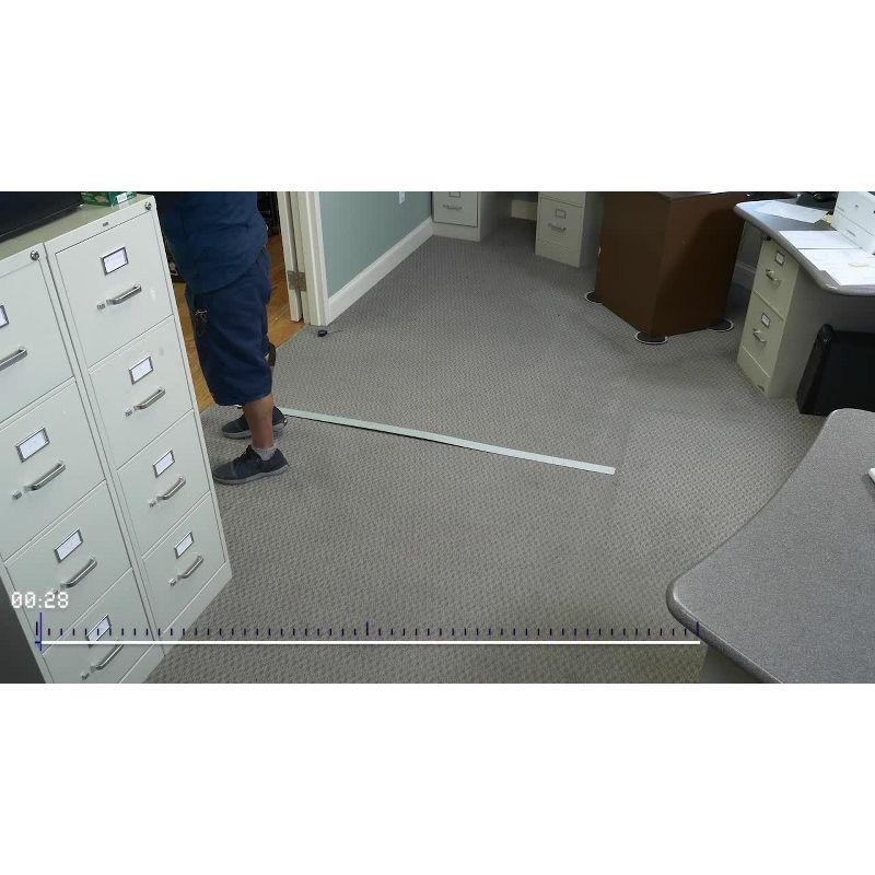 24" 10pk Self Stick Carpet Tile Charcoal - Foss Floors: Indoor/Outdoor Polyester Flooring, Water-Resistant