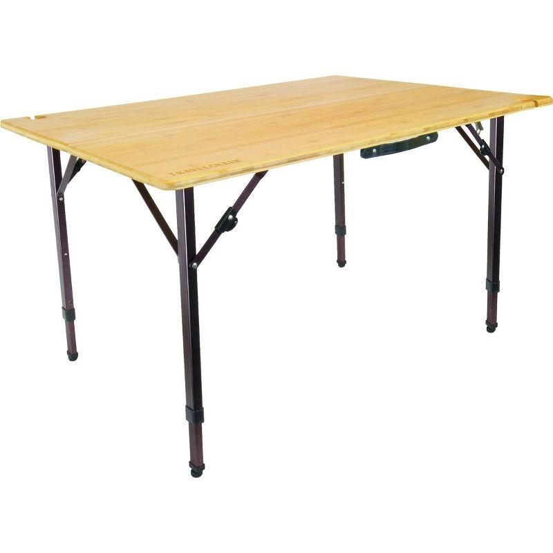 Travel Chair Kanpai Rectangular Bamboo Outdoor Folding Dining Table