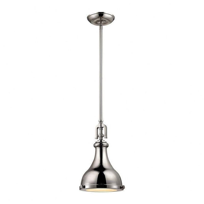 Elk Home Rutherford 1 - Light Pendant in  Polished Nickel