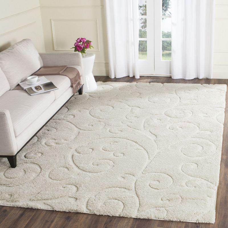 Florida Shag SG455 Power Loomed Area Rug  - Safavieh