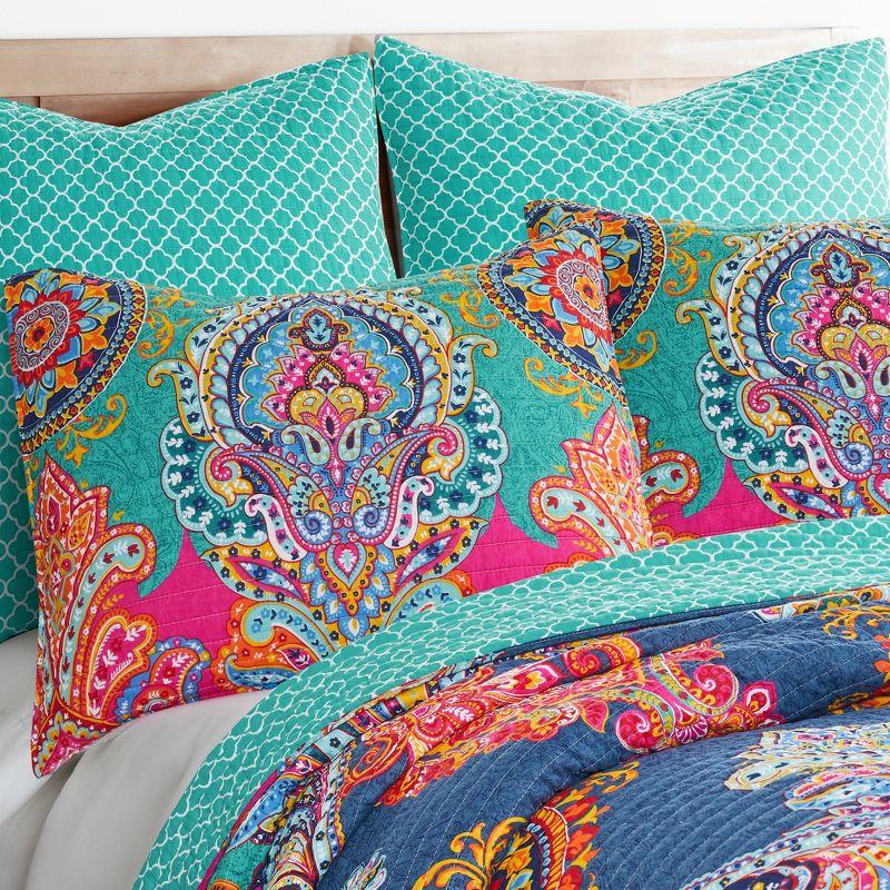 Fantasia Quilt Set - One Twin/Twin XL Quilt and One Standard Sham - Levtex Home