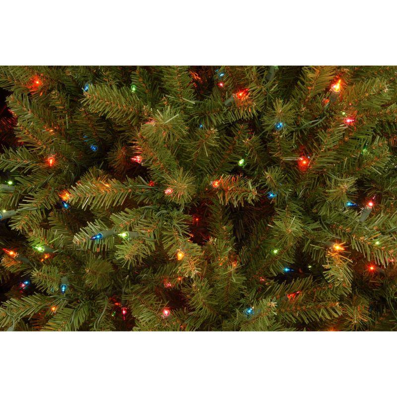 National Tree Company 4.5' Pre-Lit Dunhill Fir Hinged Artificial Christmas Tree with Clear Lights