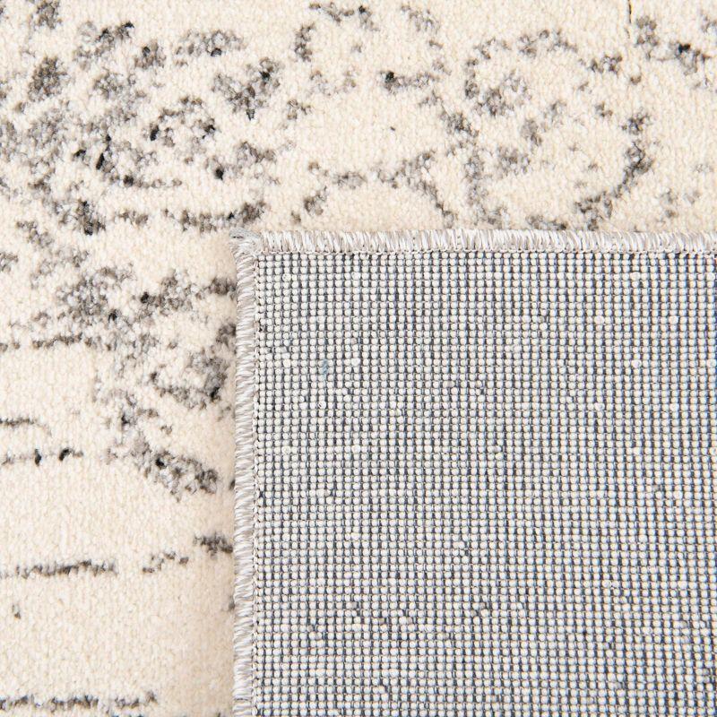 Unique Loom Del Mar Collection Area Rug - Jennifer (4' 1" x 6' 1" Rectangle Gray/Black)
