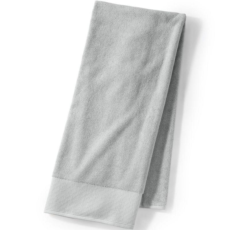 Oversized Gray Turkish Cotton Bath Towel