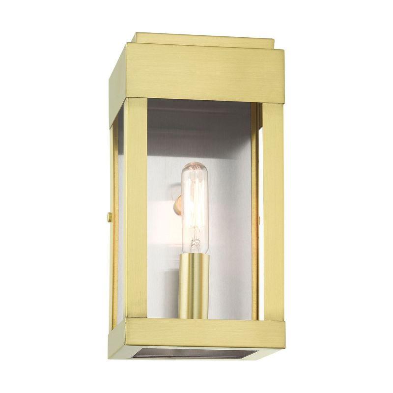 Livex Lighting York 1 - Light Wall Light in  Satin Brass