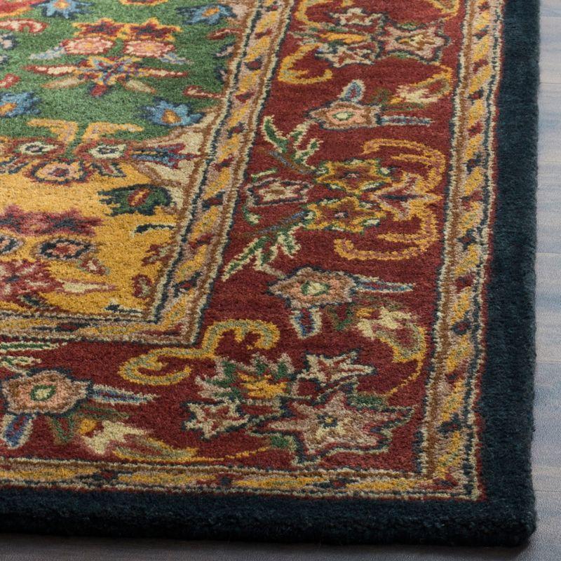Heritage HG911 Hand Tufted Area Rug - Multi/Burgundy - 6'x9' - Safavieh.