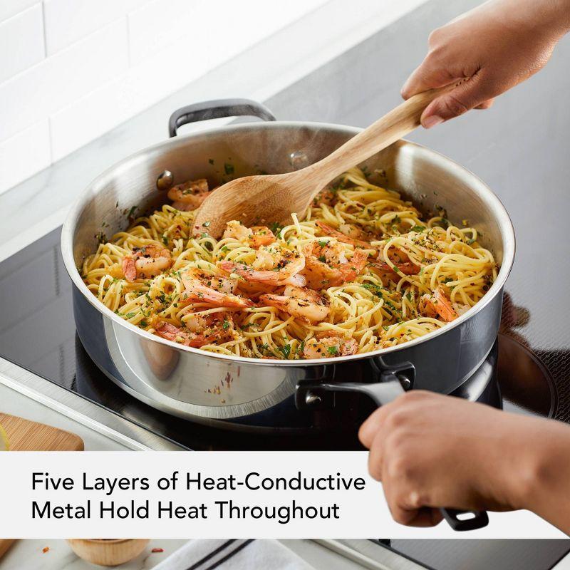 KitchenAid ® 10-Piece 5-Ply Clad Stainless Steel Cookware Set