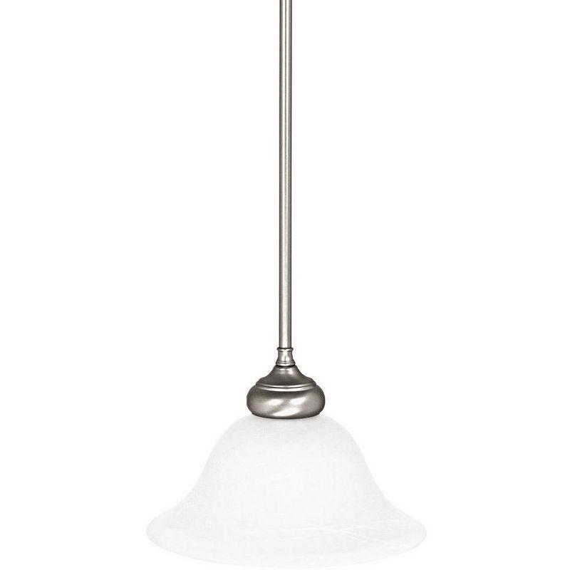 Capital Lighting Samuel 1 - Light Pendant in  Matte Nickel