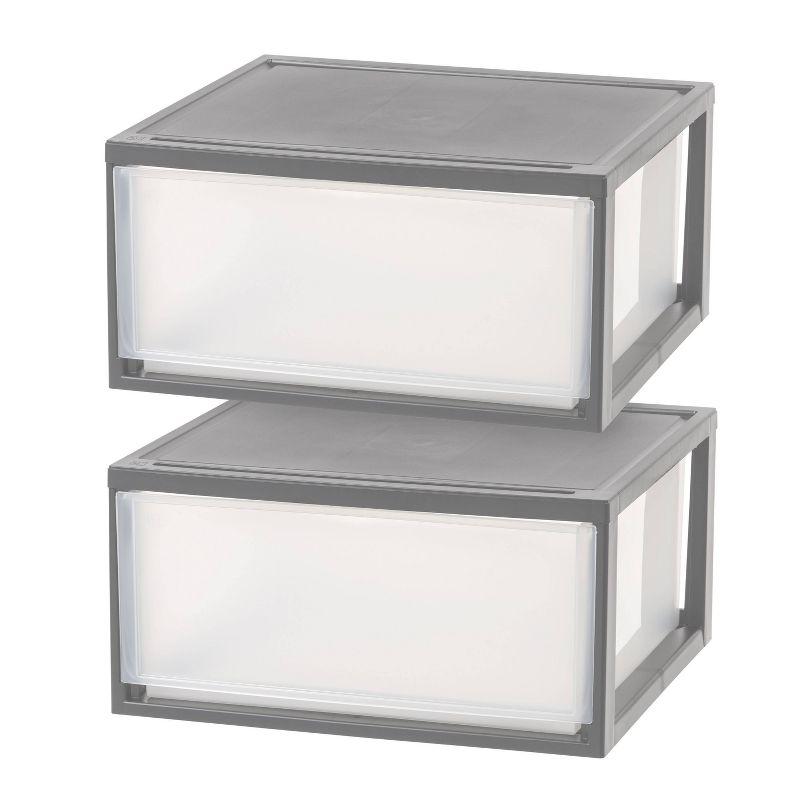 IRIS USA, Inc. IRIS USA, Inc. Plastic Bin (Set of 2)