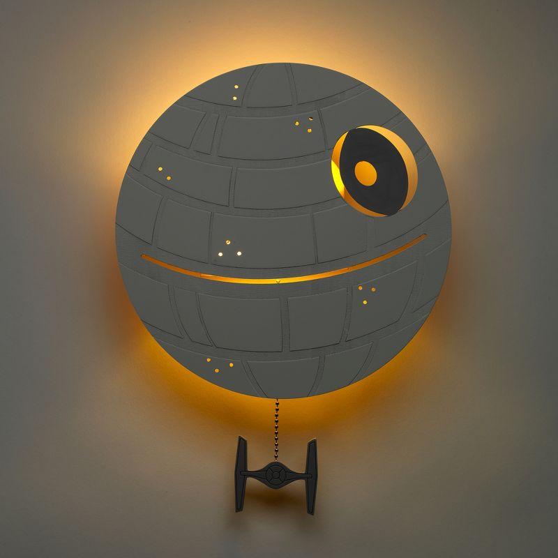 Lambs & Ivy Star Wars Signature LED Light-Up Death Star Wall Decor/Art