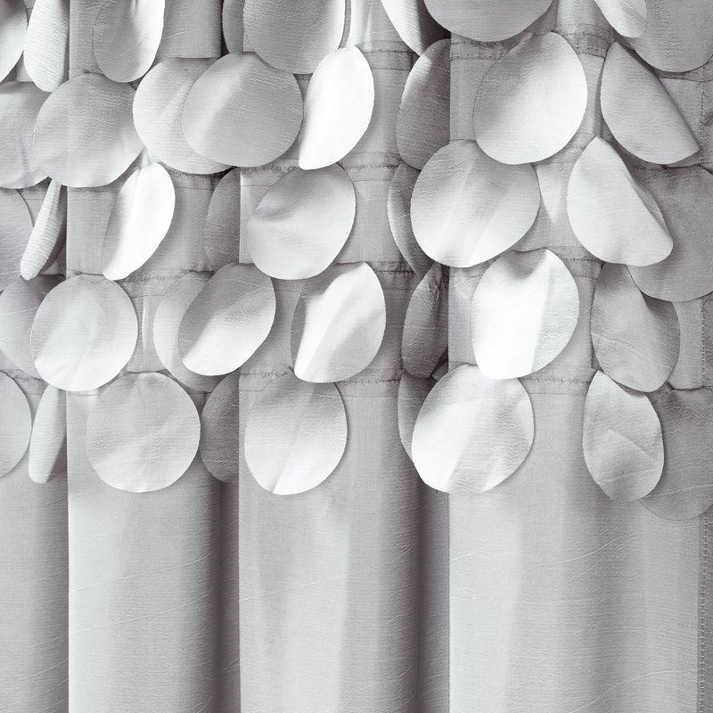 Lush Decor Polyester Semi Sheer Curtain Pair (Set of 2)